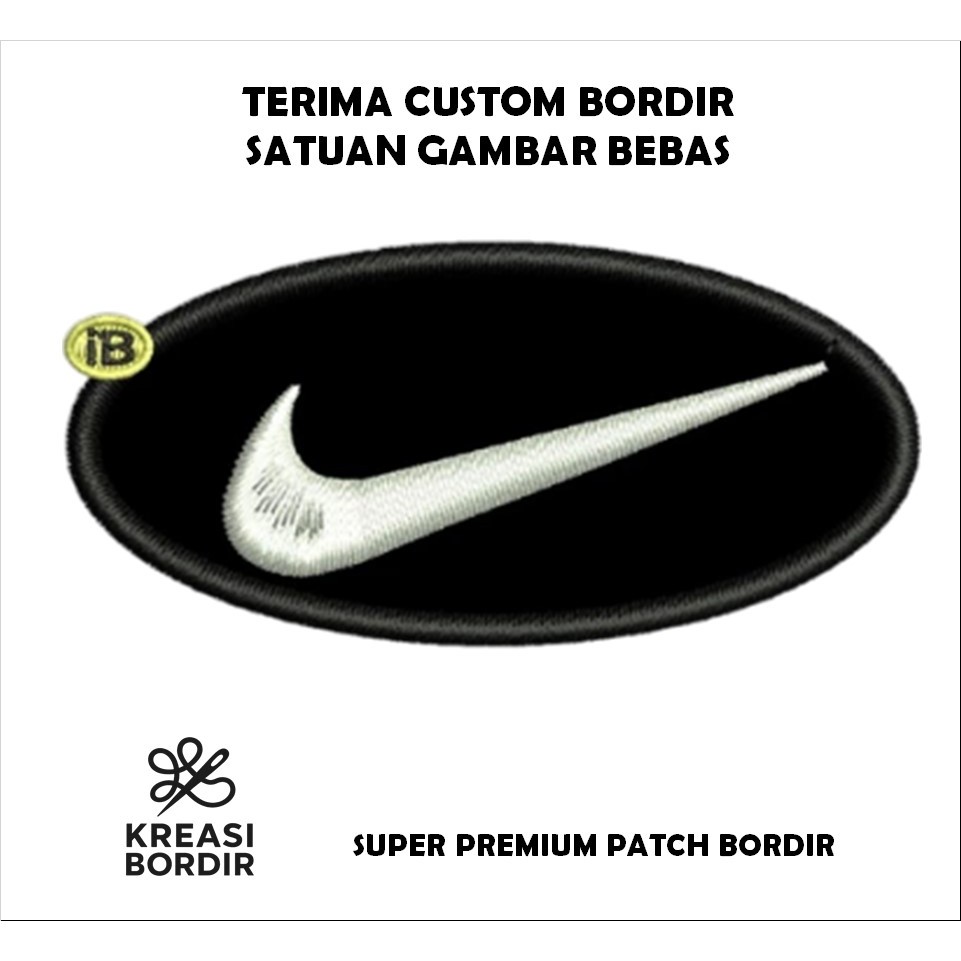 EMBLEM PATCH BORDIR LOGO NIKE - Kreasibordir.id