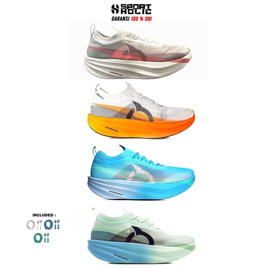 SEPATU RUNNING CARBON PLATE ORTUSEIGHT HYPERSONIC 2.0 - SOLAR 1.1 - SOLAR ECLIPSE - HYPERSONIC 1.3 1