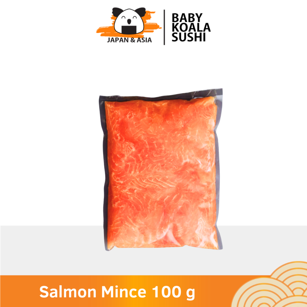 SALMON Mince Full Daging  100 g | Kerok daging Ikan Salmon Segar | Salmon Fish
