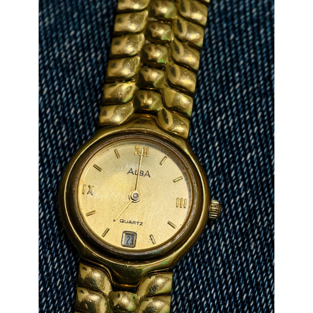 Jam Tangan Alba Gold Plated bekas