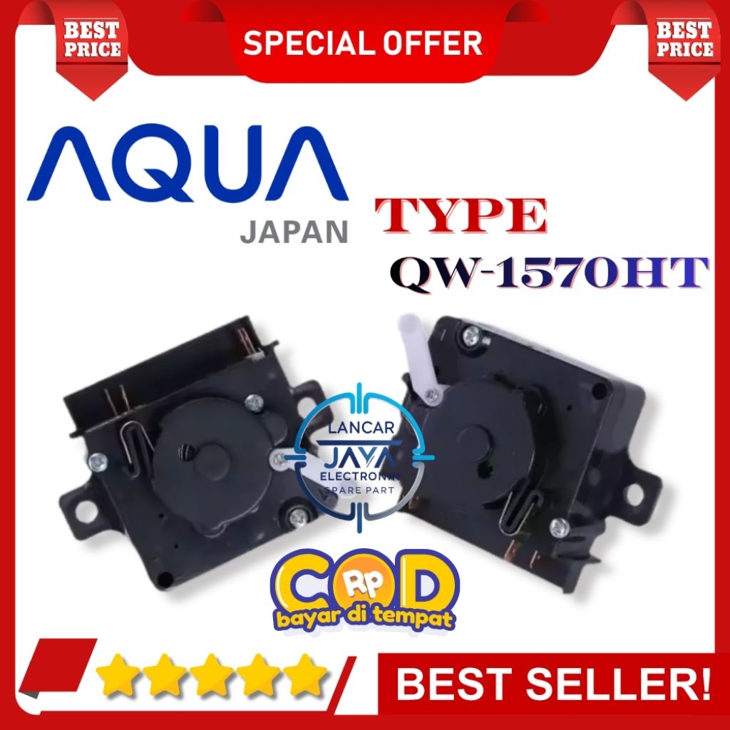 Timer Wash Mesin Cuci AQUA Type QW-1570HT – Timer Pengatur Waktu Pencucian Mesin Cuci 2 Tabung Aqua 