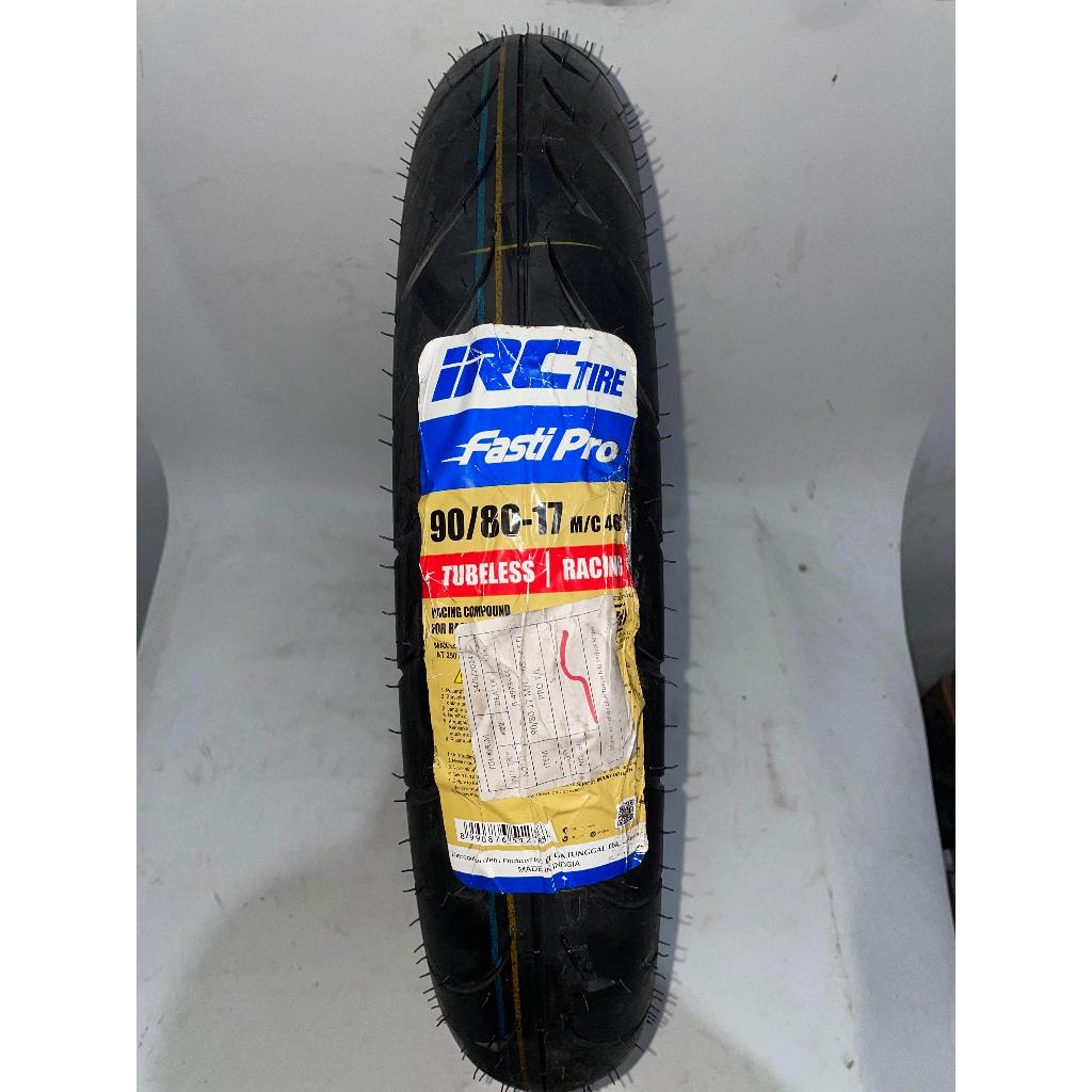 BAJM TASIK – [100% ORIGINAL] - IRC Fasti Pro 90/80-17 – Ban Motor Balap Bebek Tubeless Soft Compound