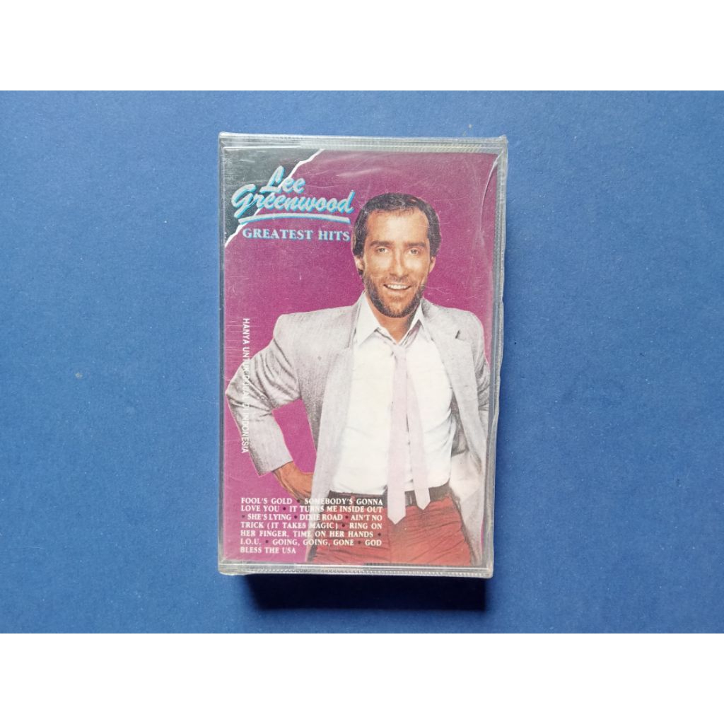 Kaset Pita Lee Greenwood The Greatest Hits Prod PT Musica Studio's ( MCA ) SEGEL