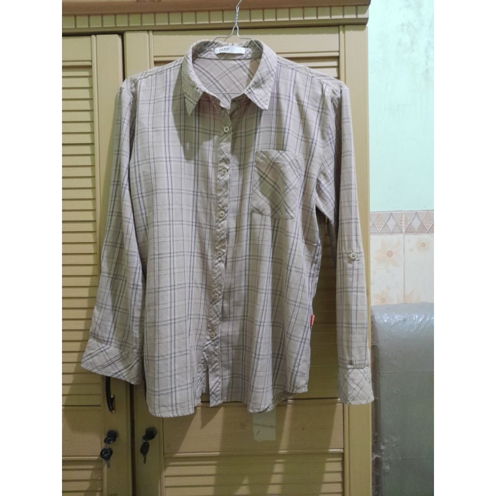 preloved kemeja/blouse dust coksu