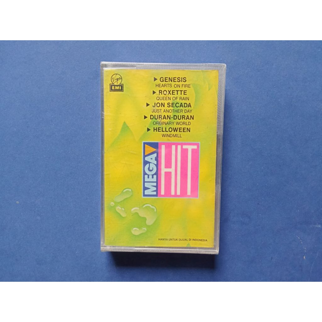 Kaset Pita Mega Hit 5 Prod PT Aquarius Musikindo ( EMI Virgin ) SEGEL