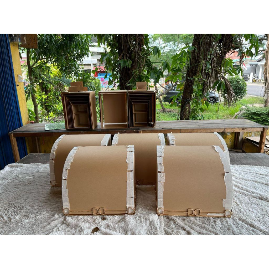 BOX HANTARAN DIOR | BOX SESERAHAN NAMPAN KACA | BOX PERNIKAHAN AKRILIK