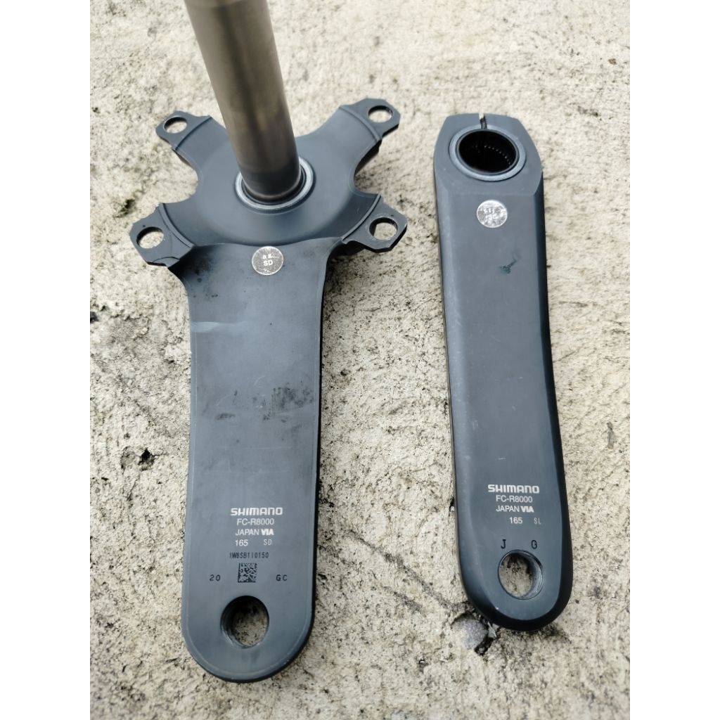 Crank arm 165 crank arm shimano Ultegra R8000 crank arm onli.