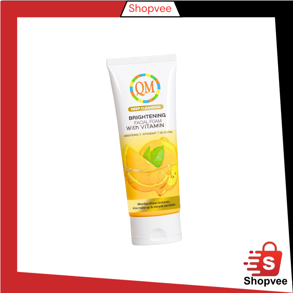 Shopvee QM Brightening Facial Foam with Vitamin C Y8029
