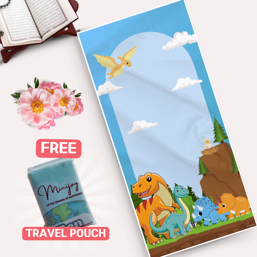 Sajadah Anak Laki Laki Perempuan SD TK Gratis Custom Nama Sejadah Souvenir Ulang Tahun Khitanan Aqiq