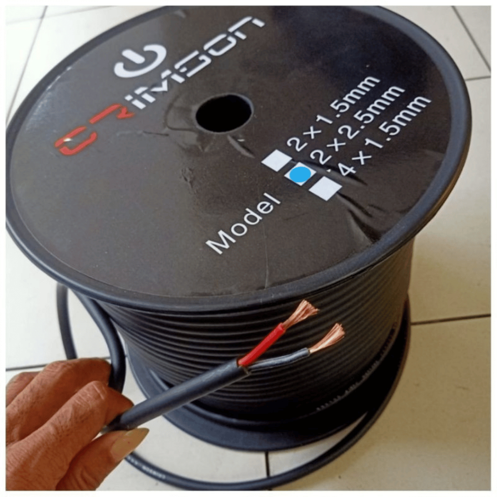 Kabel cable speaker crimson 2 x 2.5 2x2.5 100m