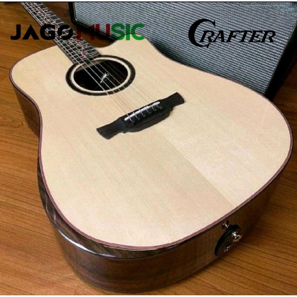 Gitar Akustik Elektrik Crafter VL-D28 CE Pro Gitar Crafter VL D 28 CE PRO Crafter VLD