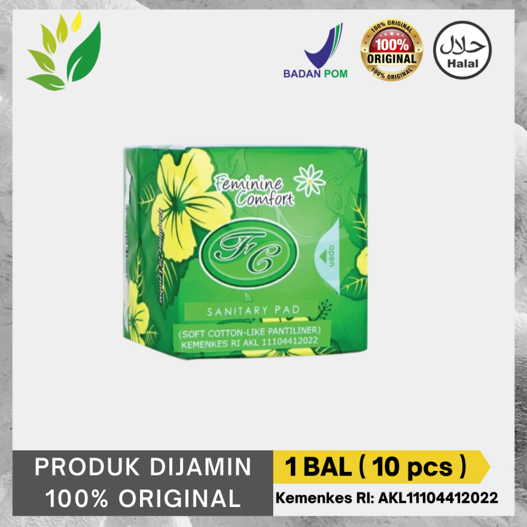 Avail Beauty Pantiliner Hijau 1 BAL ( 10 pcs )