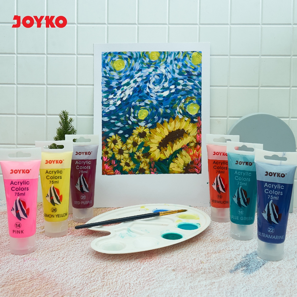 JOYKO Cat Acrylic 75ml Cat Acrylic Joyko Cat Akrilik Joyko