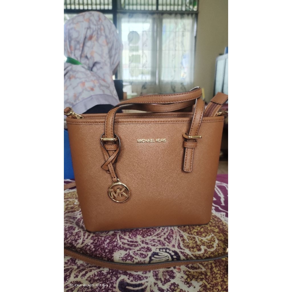 Tas MK Jet Set Travel XS Carryall Leather