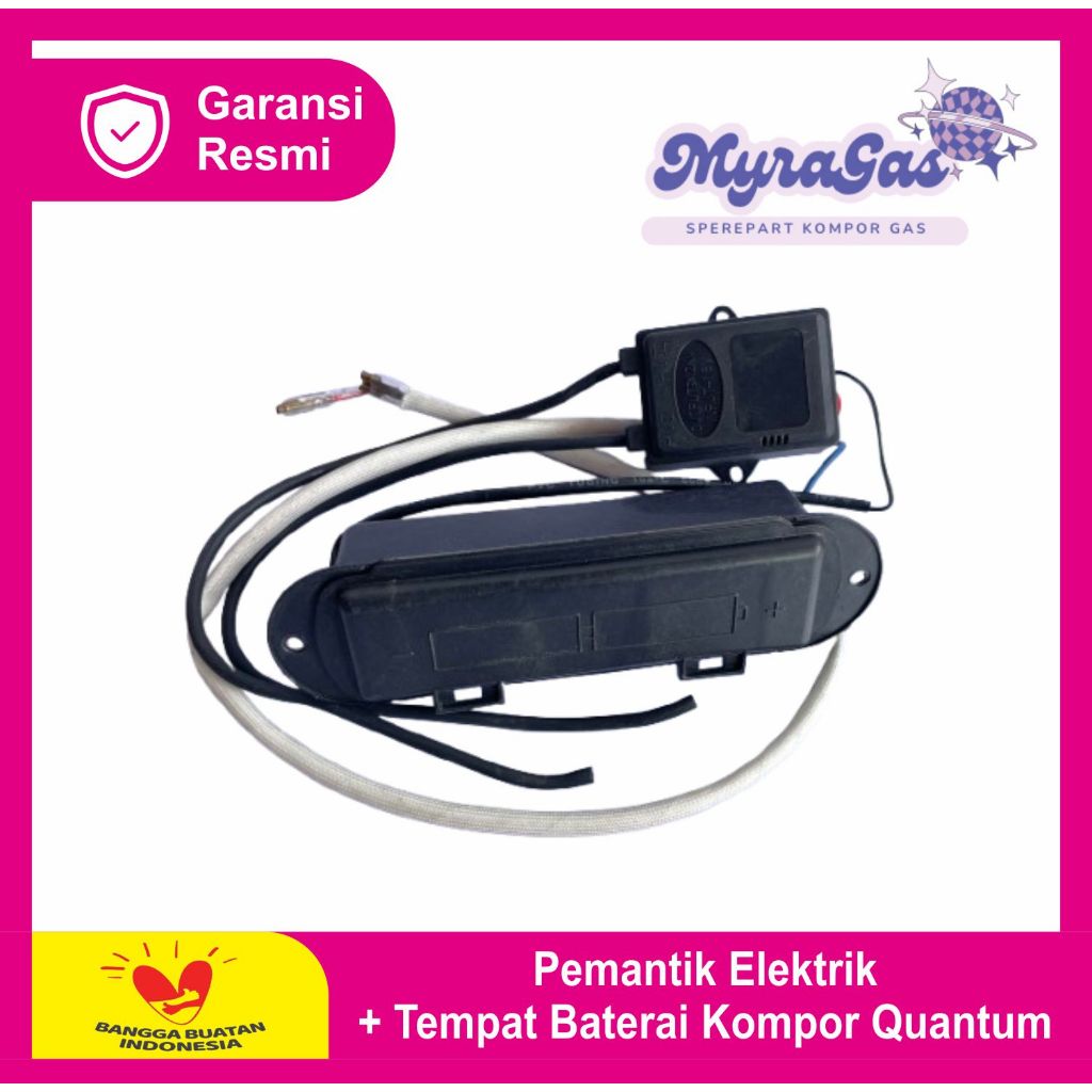 Pemantik Eletrik+tempat baterai untuk kompor Quantum