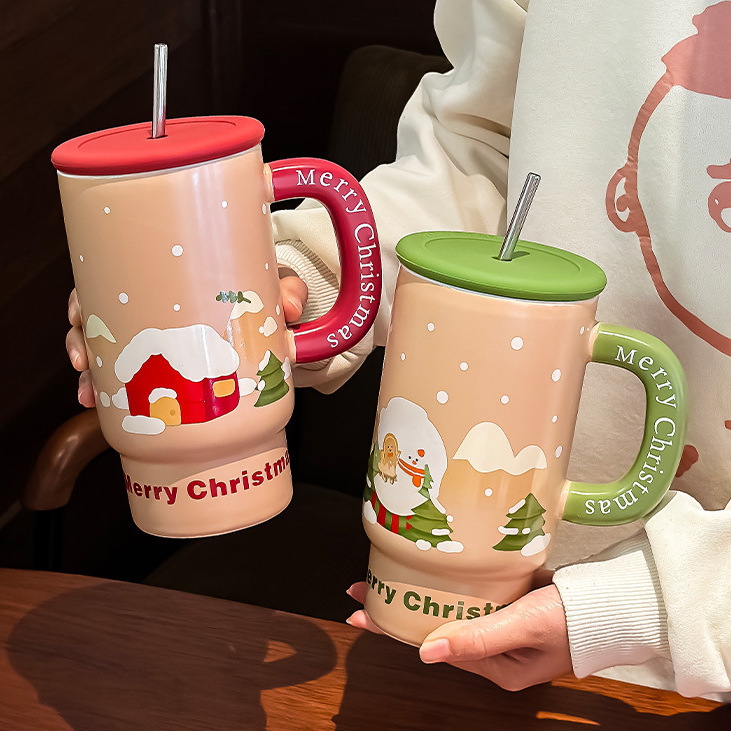 Santa Christmas Tumbler Mug - Gelas Tumbler Natal