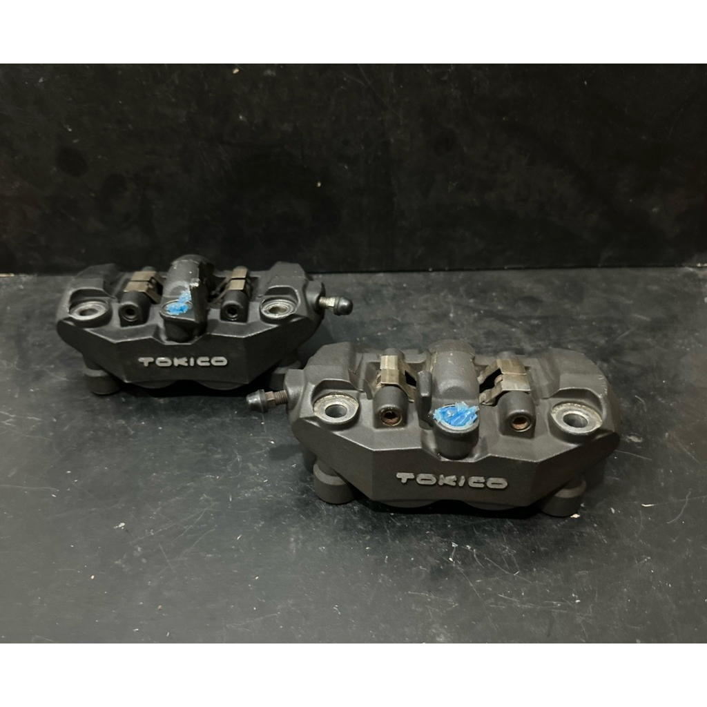 kaliper caliper depan 4p 4 piston tokico gax 750 ex moge kanan kiri pitch 108 p108 original