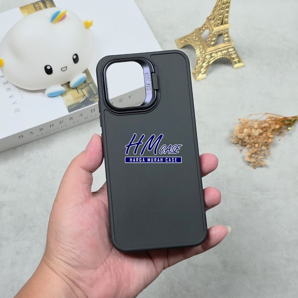 Softcase Macaron Black only Standing Kamera Ring Case Oppo A6 Pro Oppo A5 Pro 4G Oppo Reno 13 5G Opp