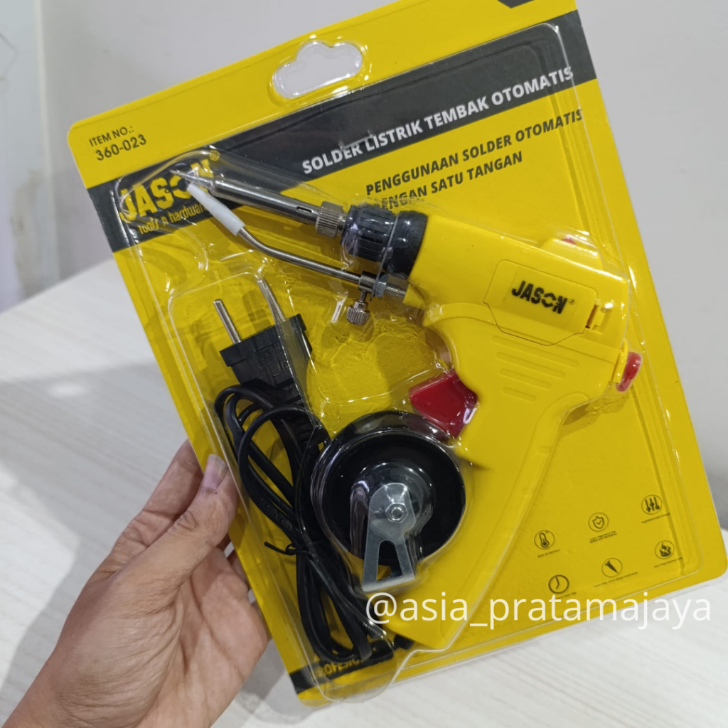JASON Solder Tembak Listrik Timah Otomatis 60 Watt Iron Automatic 60W Solder Timah Otomatis Tembakan