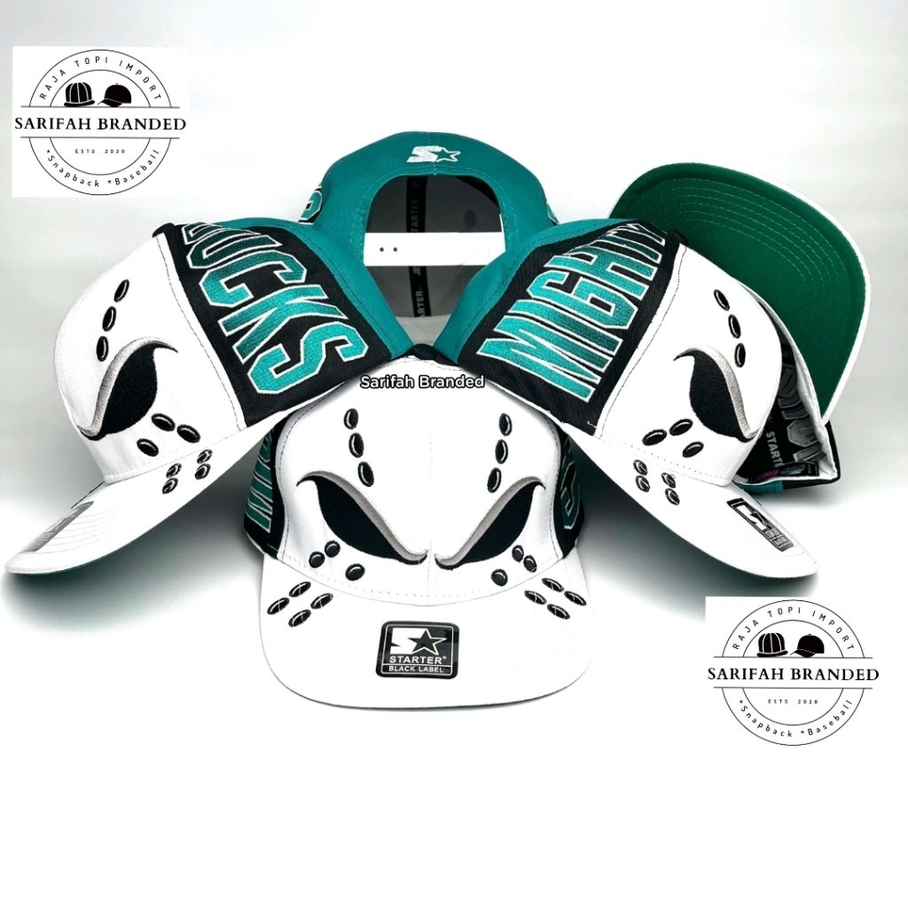 Topi Snapback Vintage Mighty Ducks Import