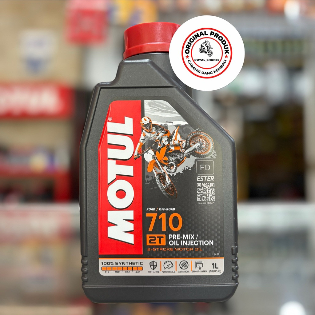 OLI MOTUL 710 2TAK OLI SAMPING MOTUL FULL SYNTHETIC 100% ORIGINAL