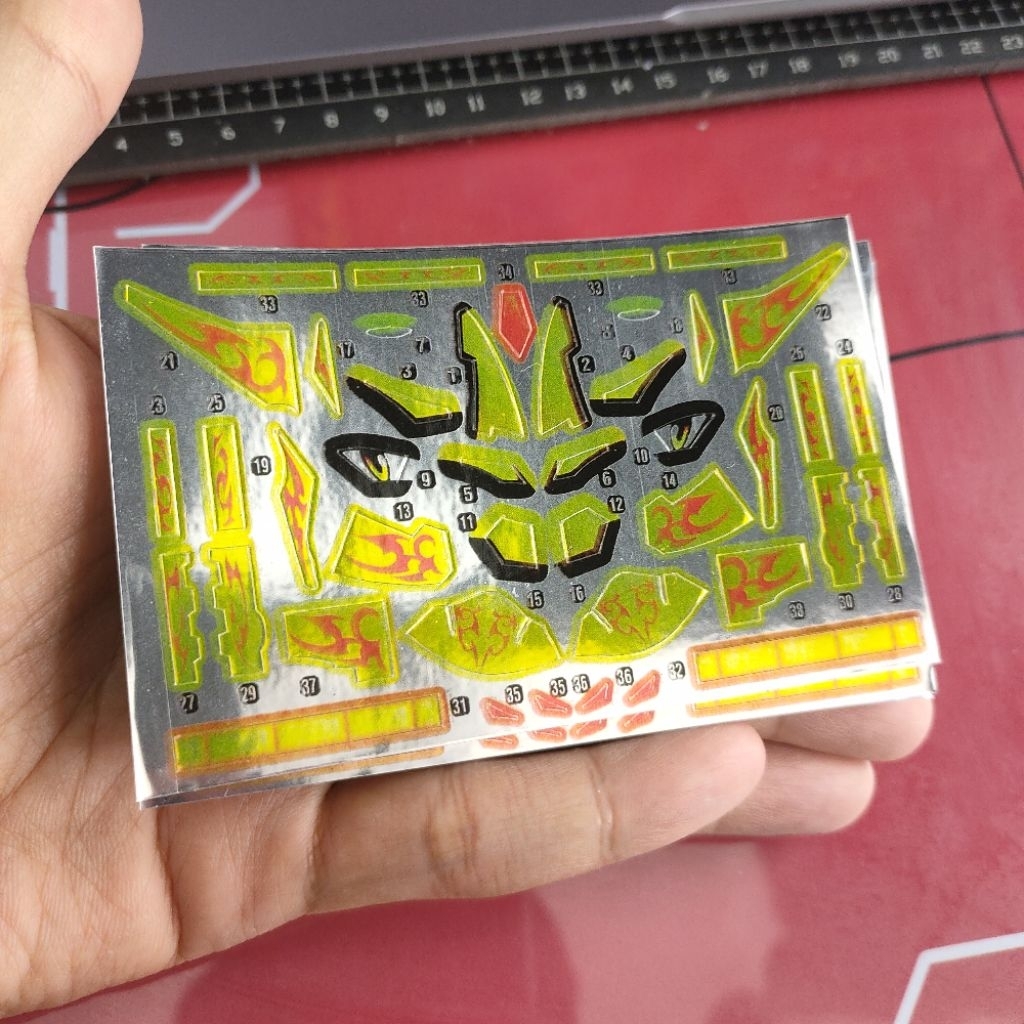 cutting sticker for ultimate garuburn crossfight bdaman