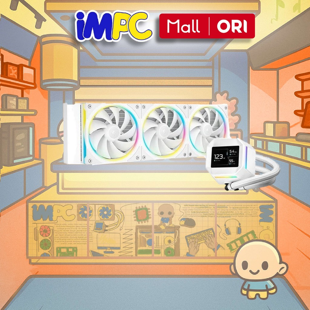 Deepcool LM360 White ARGB 360mm CPU Cooler