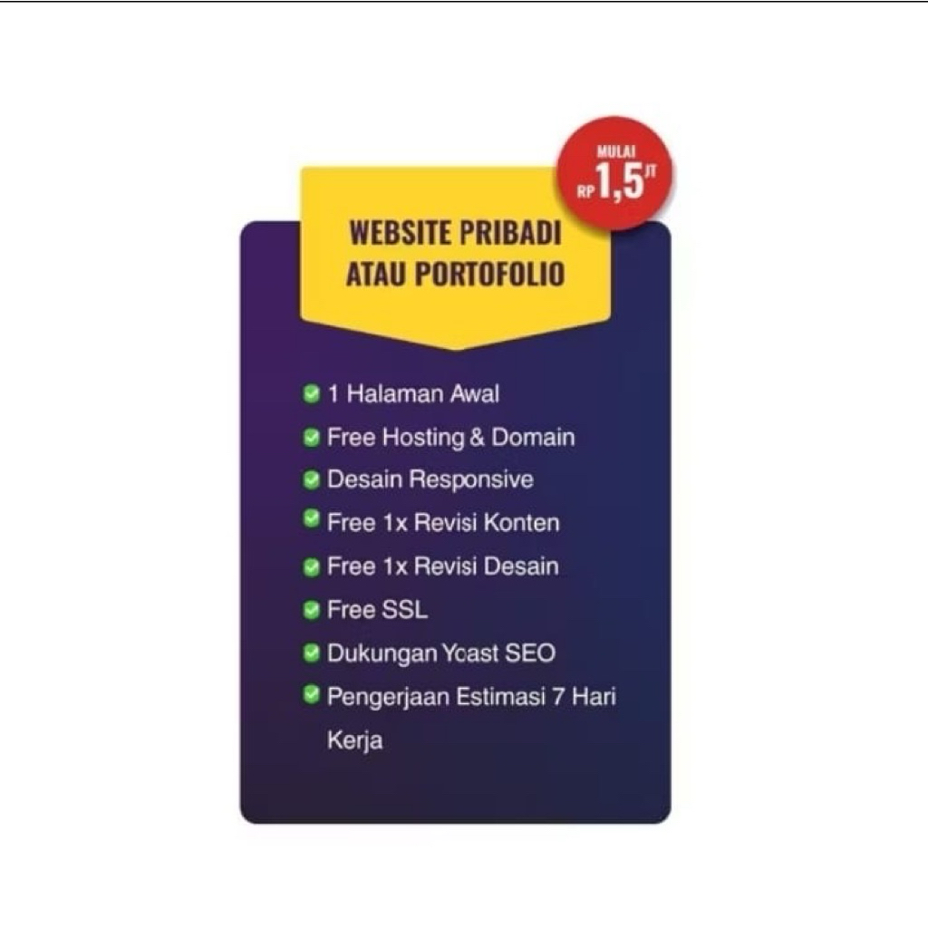 Website Pribadi/Portofolio