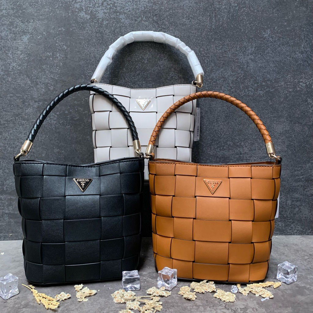 READY MAYLEE BUCKET, NOLANA SMALL SATCHEL ORIGINAL GUESS SALE 70% TAS SLING BAG WANITA