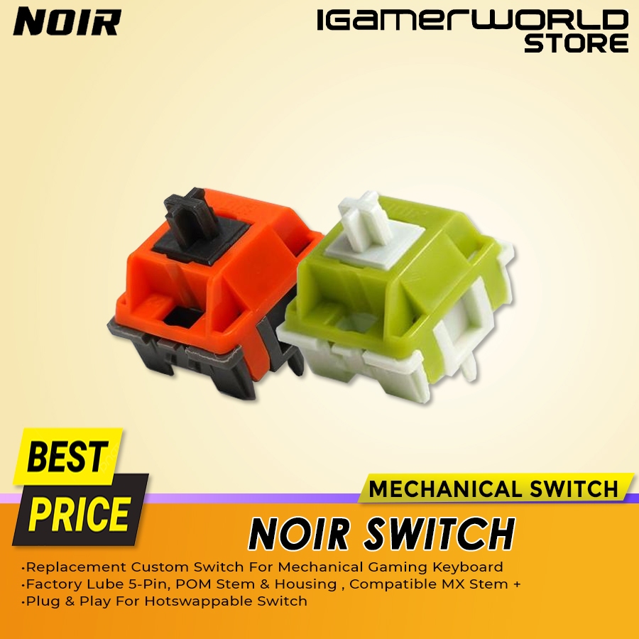 Noir Mechanical Switch Replacement for Mechanical Keyboard
