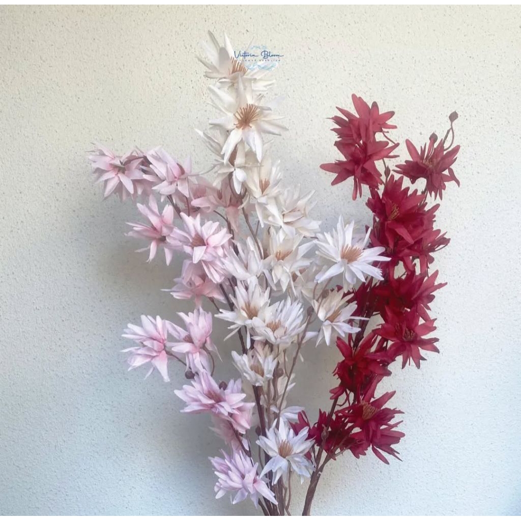 Bunga Hias Artificial/Bunga Dekorasi Wedding/Bunga Plastik Grosir