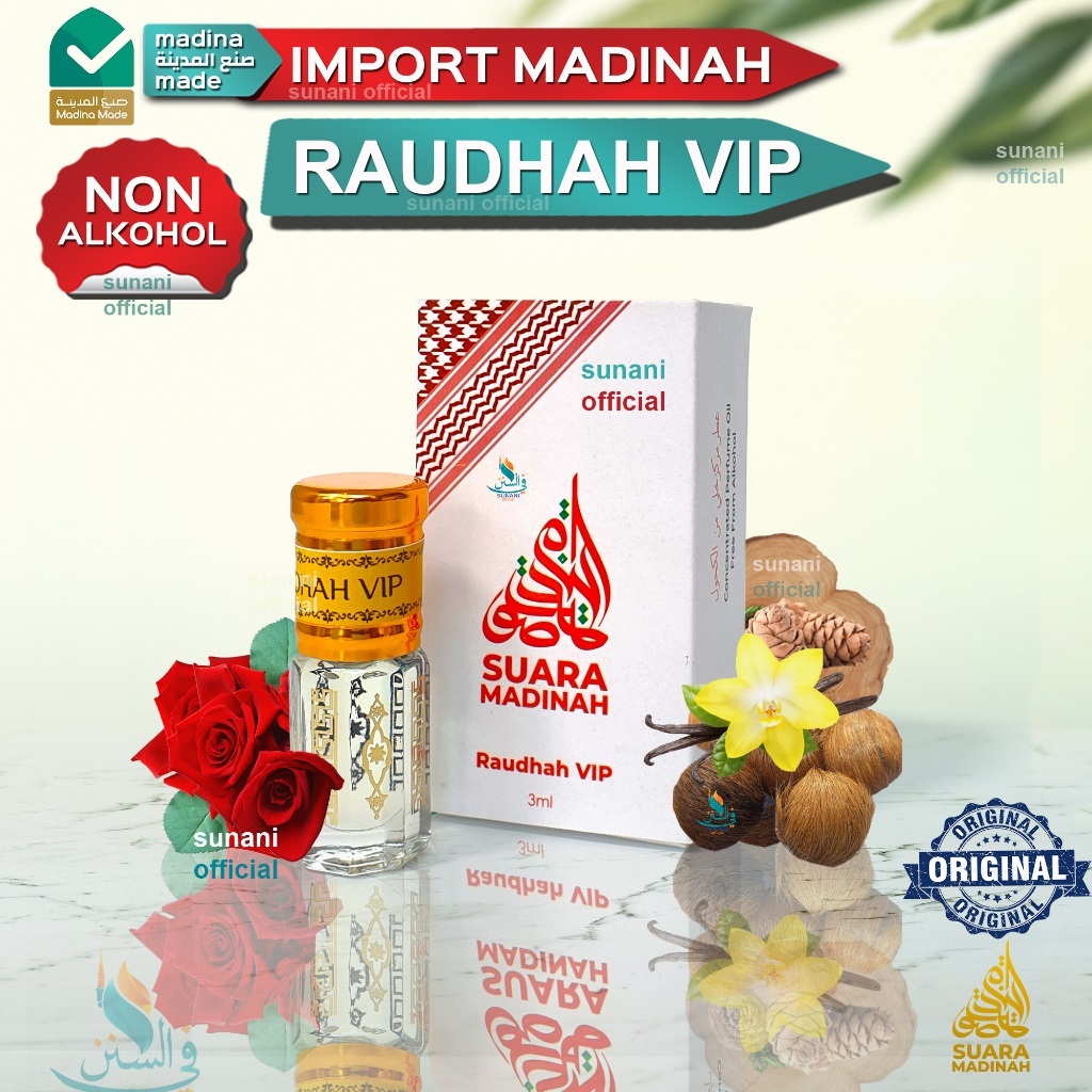 PARFUM RAUDHAH VIP, AROMA KARPET NABAWI, ALL VARIANT SUARA MADINAH
