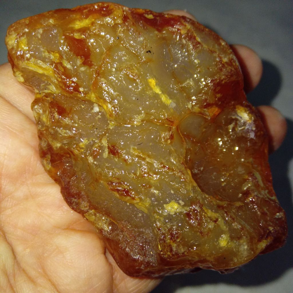 Natural Batu Akik Cempaka Klasik Kristal Plong