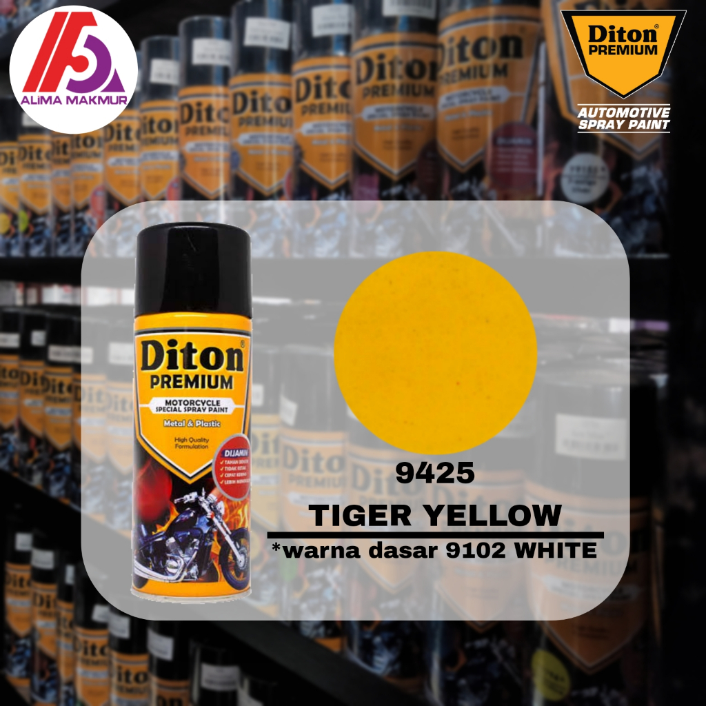 Diton Premium 9425 Tiger Yellow 400cc / Pilok Diton Tiger Yellow / Pilok Diton Kuning