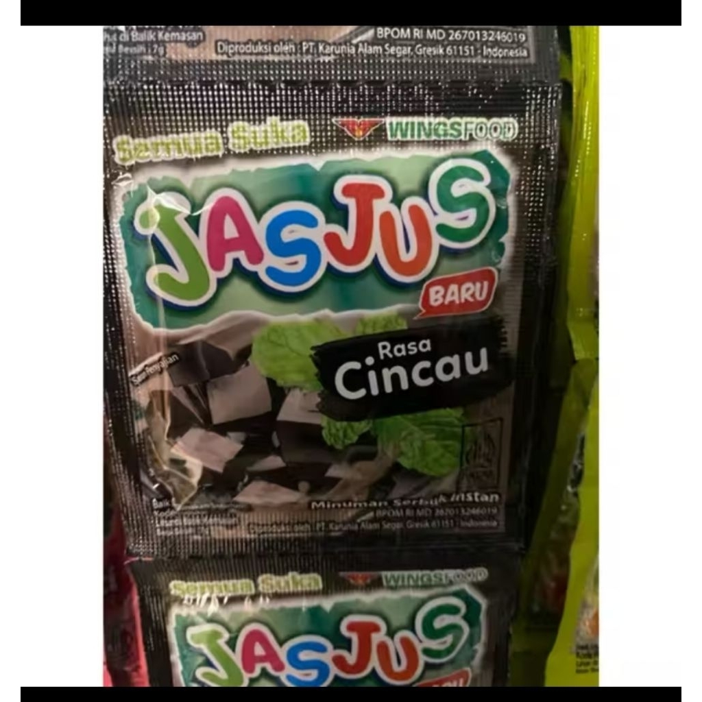 minuman bubuk Jasjus Rasa es Cincau