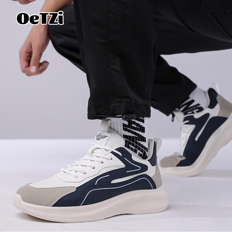 Sneakers Pria Minimalis Sporty - Sepatu Kets Nyaman untuk Sehari-hari dan Kerja | Desain Modern