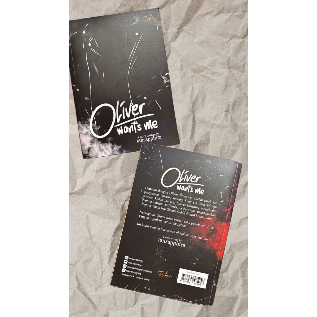 PRELOVED NOVEL “oliver wants me” ori 100%