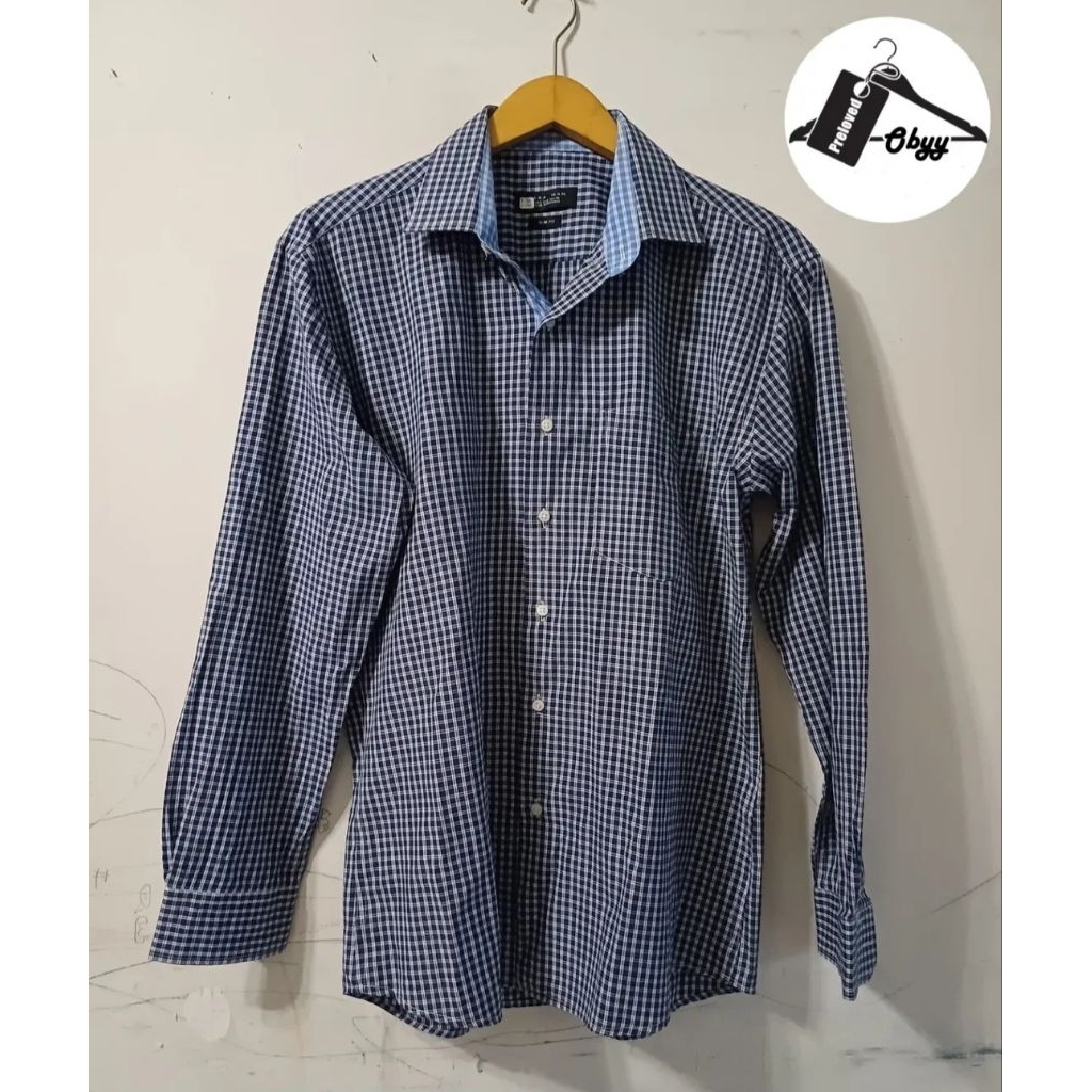 Kemeja Pria Zara Man Slimfit Original ( Preloved)