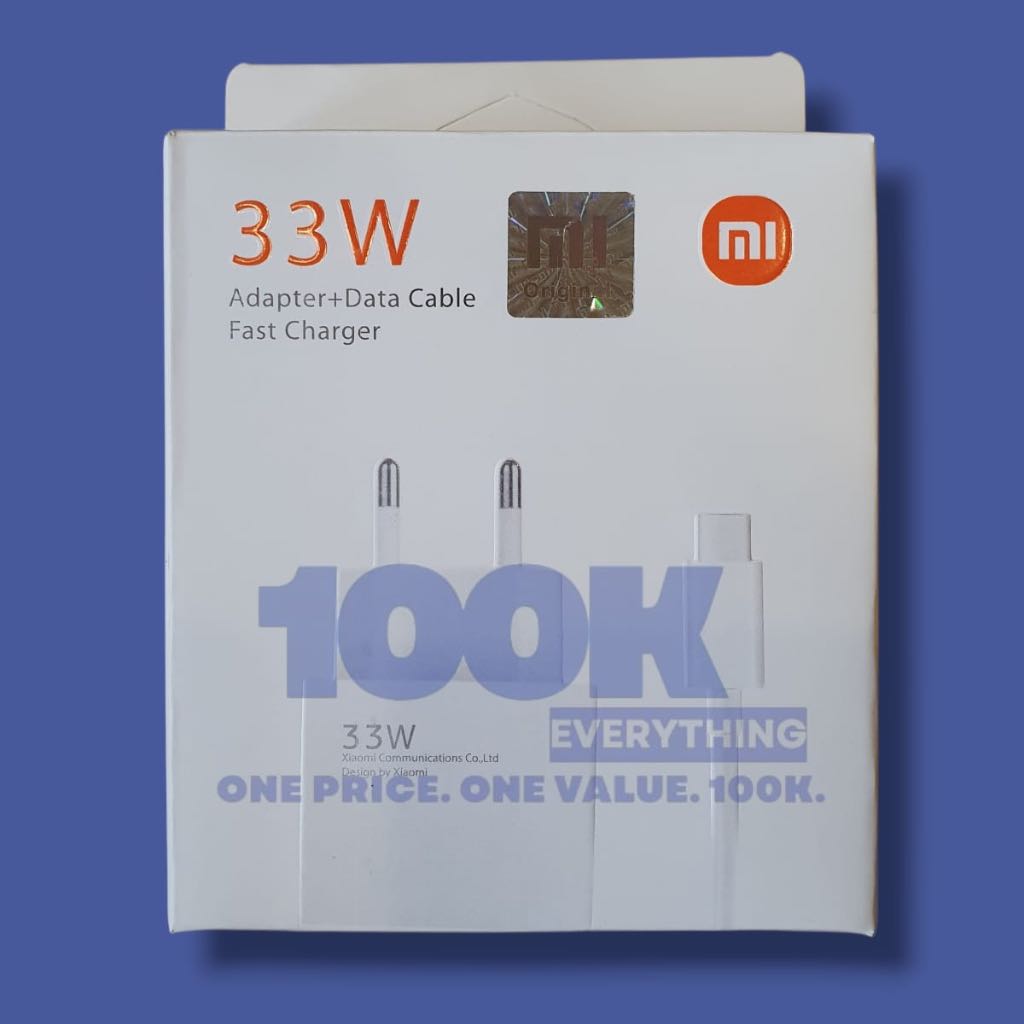 Charger Xiaomi 33Watt Hi Turbo Desimal Original/Charger Xiaomi 33W Hi Turbo Desimal Original/Casan X