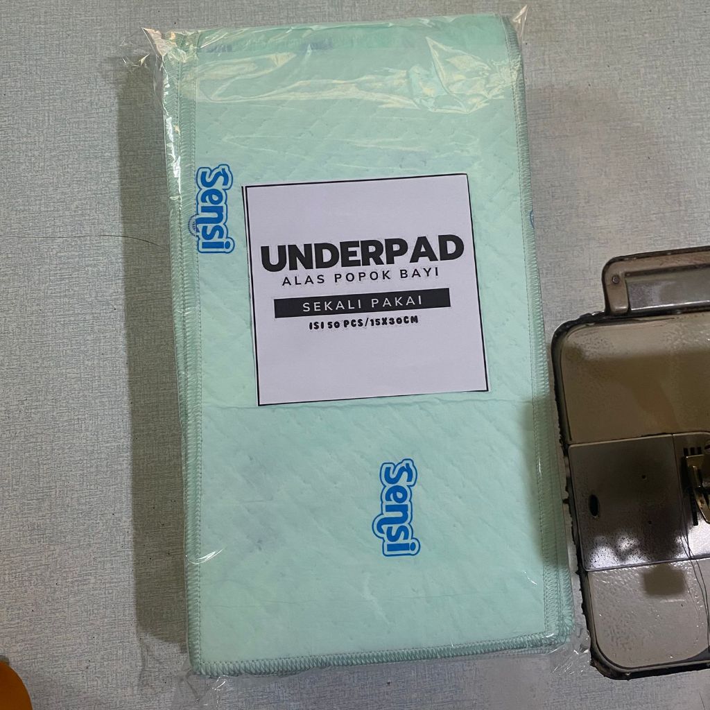Sensi Underpad Bayi 15x30cm,13x29cm Isi 50 Anti Slip