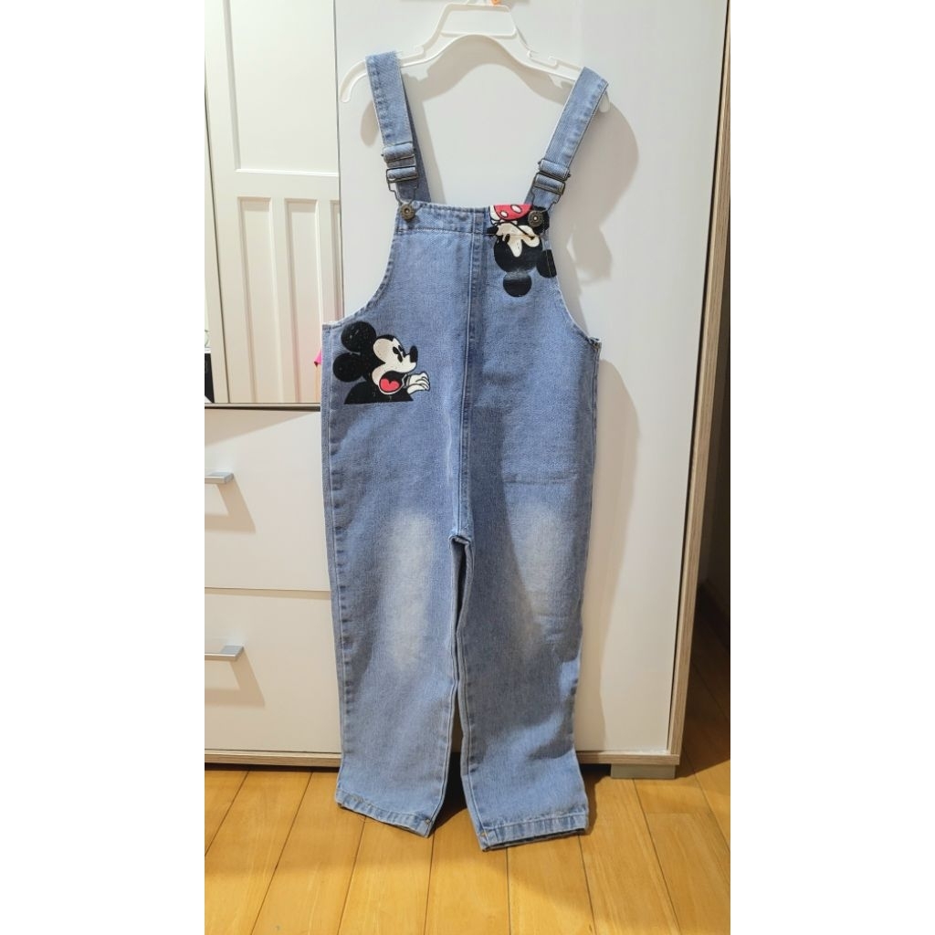 Jumpsuit Anak Jeans Overall Baju Monyetan Jeans Mickey