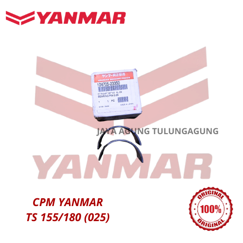 YANMAR CPM TS 155/180 SIZE 025 / METAL JALAN YANMAR TS 155/180 (025) / CRANK PIN METAL YANMAR TS 155