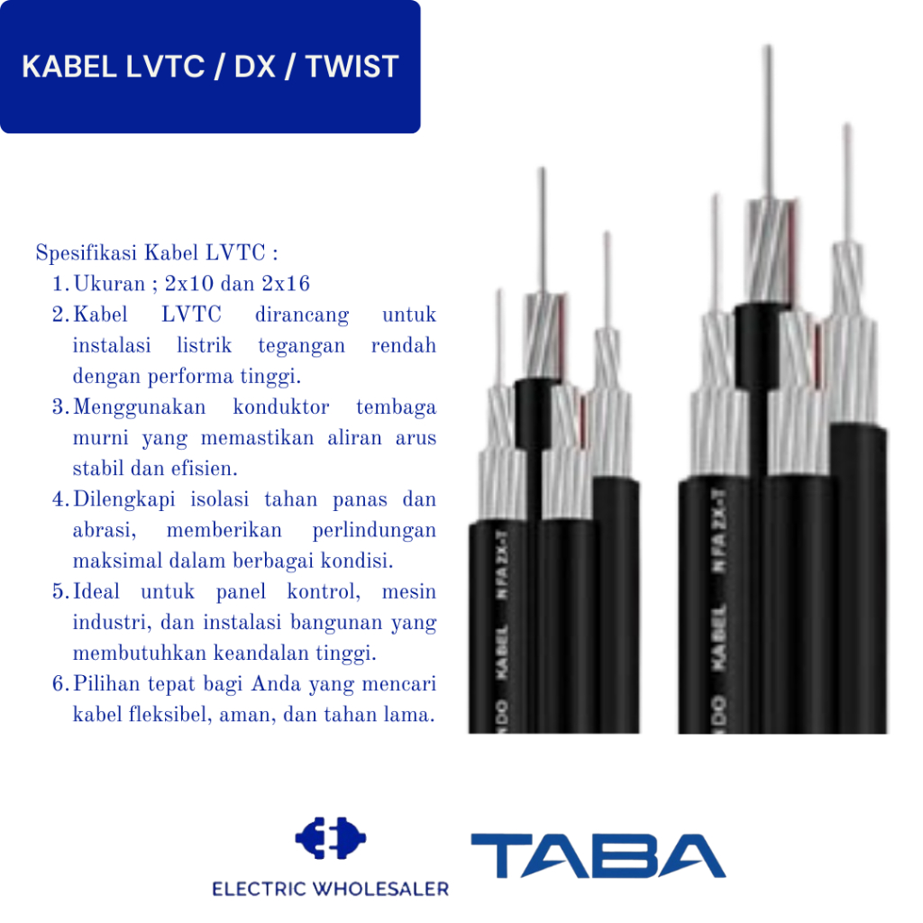 KABEL SR / KABEL PLN / KABEL LVTC 2X10 2x16