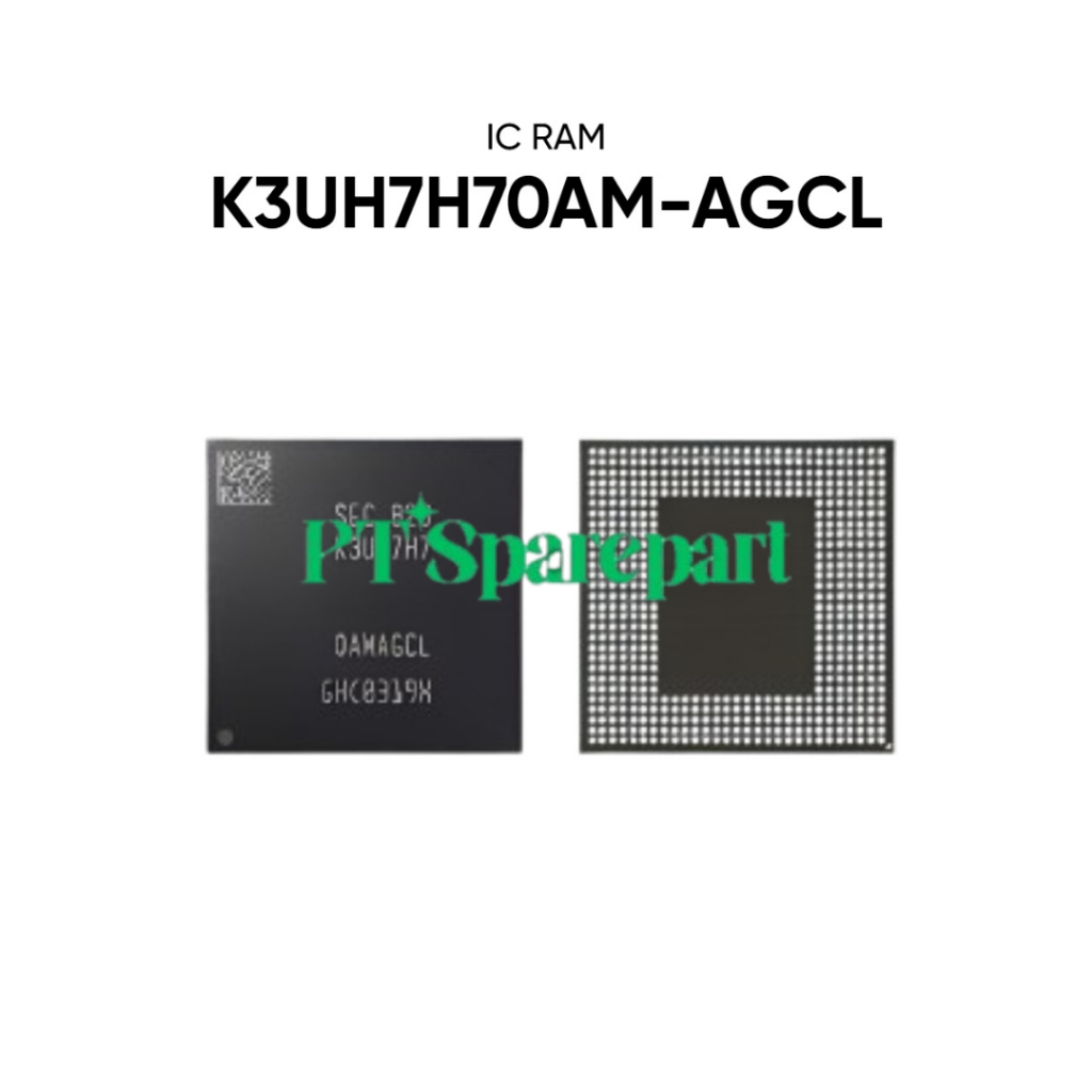 IC RAM K3UH7H7 8GB BGA556 H7H7 MI8 Dipper Upgrade K3UH7H70AM-AGCL ddr4