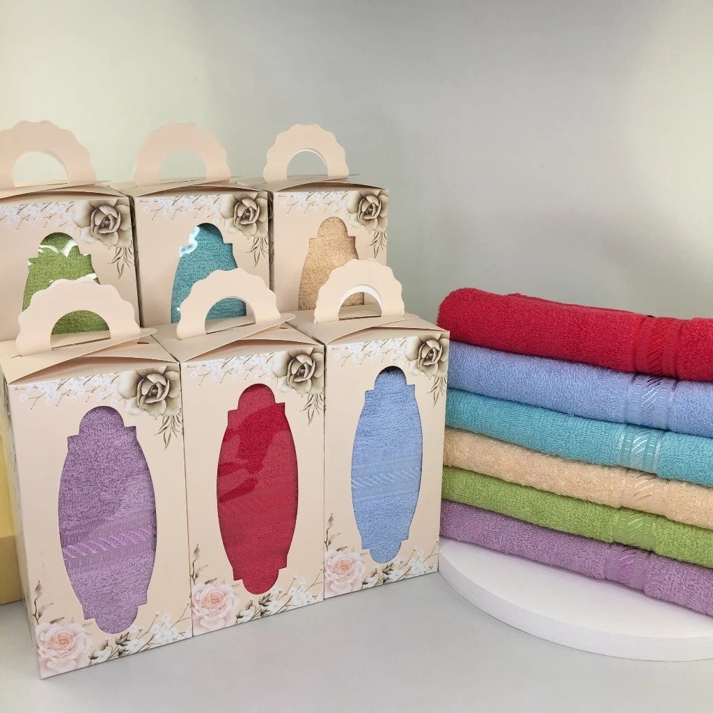 Souvenir Handuk Merah Putih Uk. 50x100 / Gift Box / Souvenir Pernikahan / Hampers Bayi Kado Lahiran 