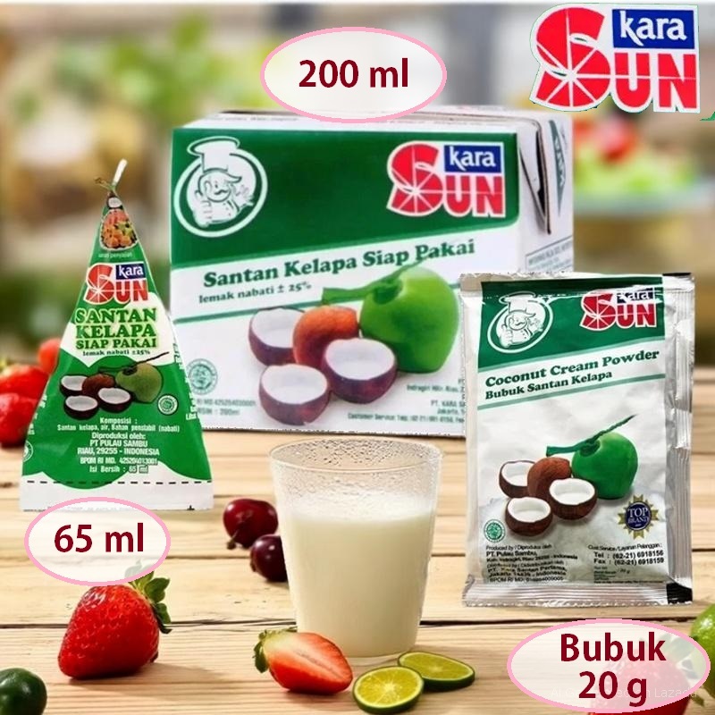 Sun Kara SunKara Santan Santen CAIR, BUBUK