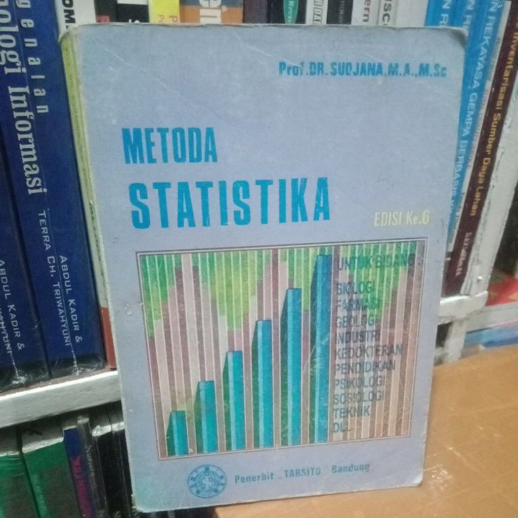 Buku bekas - metode statistika - Prof. DR. sudjana. M. A. Msc
