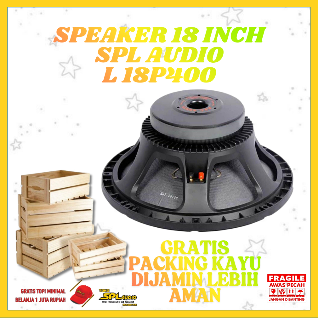 Speaker 18 INCH SPL Audio L18P400