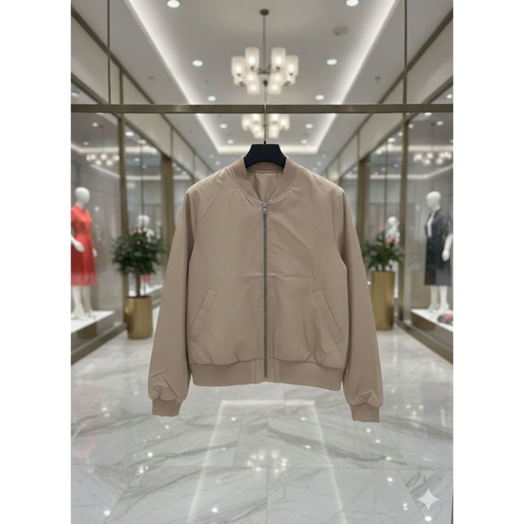 JAKET ZIPPER CASUAL PARASUT WANITA