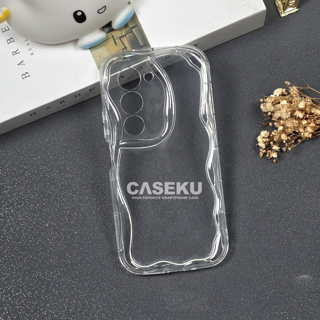 Case Redmi 15 Redmi 15C Softcase Bening Gelombang Clear Redmi 15 Redmi 15C